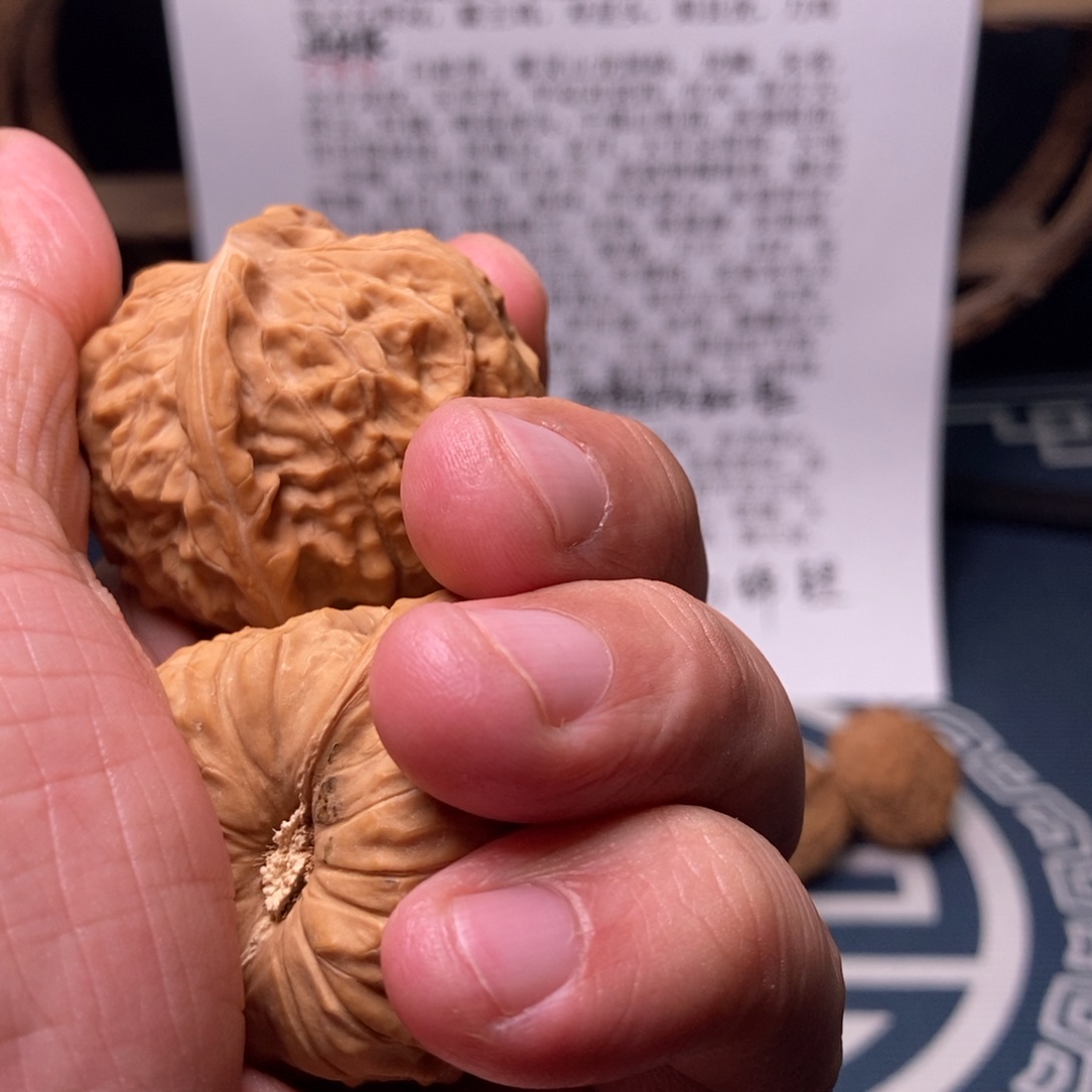 我***症文玩核桃把件42全品无药南瓜墩