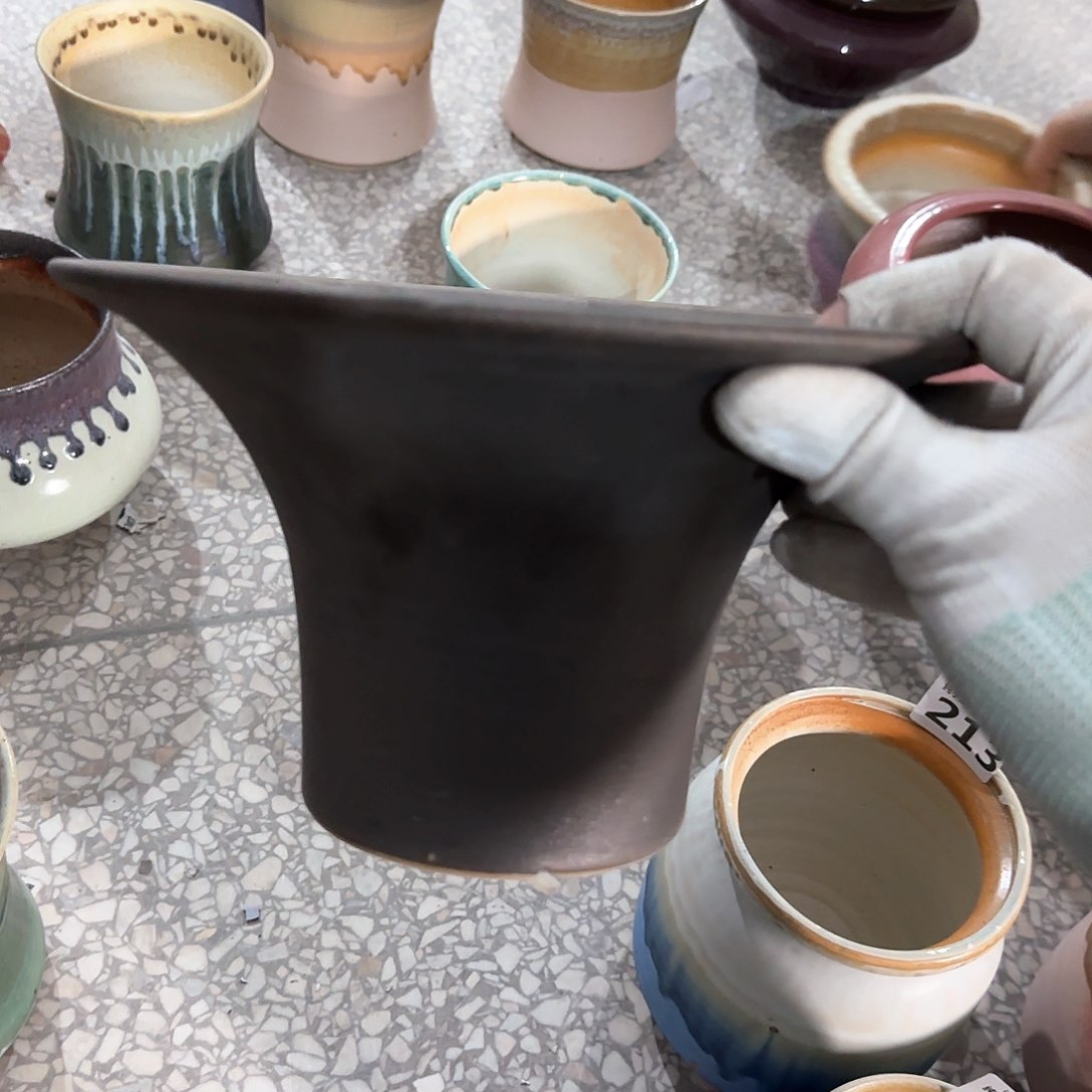 瓷片默认次品景德镇手工花盆