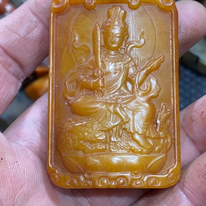 滴血莲花菩提吊坠