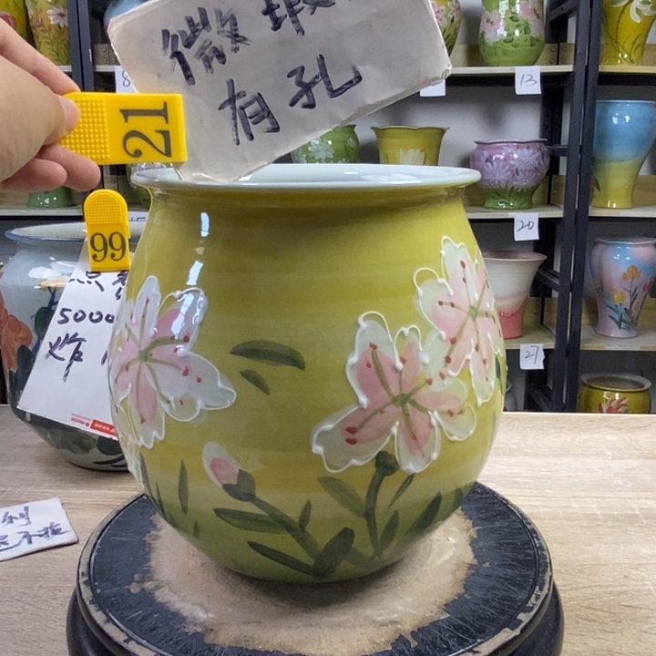 景德镇高温陶瓷花盆