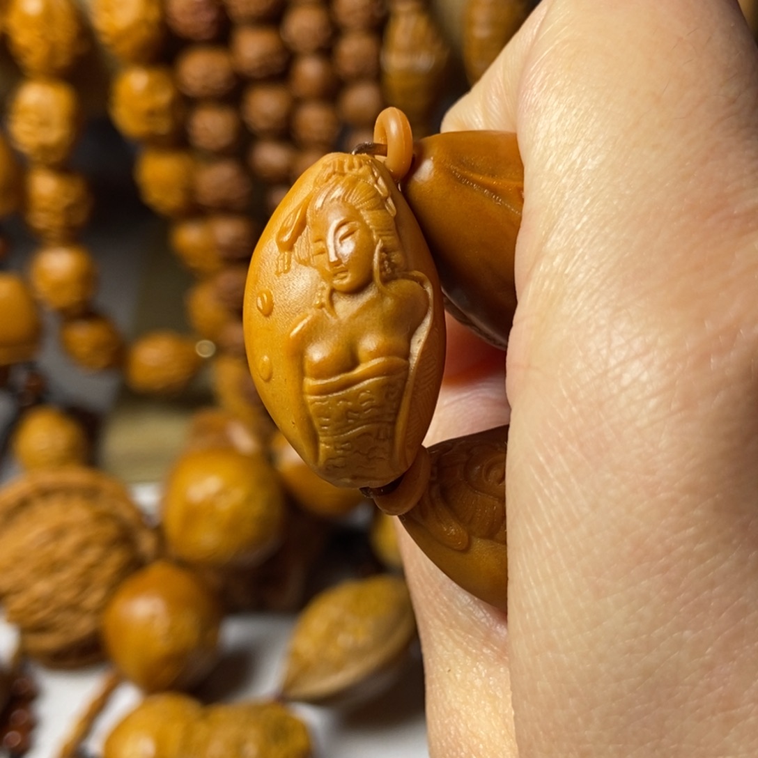 橄榄核手串/手链美女生命手串