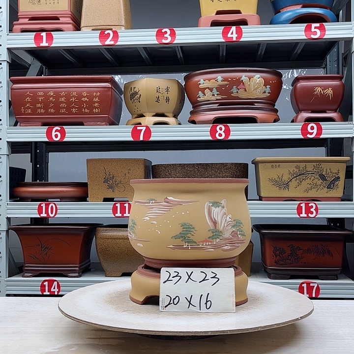 紫砂花盆紫砂花盆