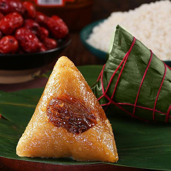 【透明袋装】万华丰年嘉兴粽子100160g只端午节蜜枣粽子高汤肉粽