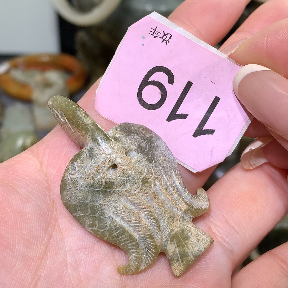 颈饰未镶嵌和田玉5*7