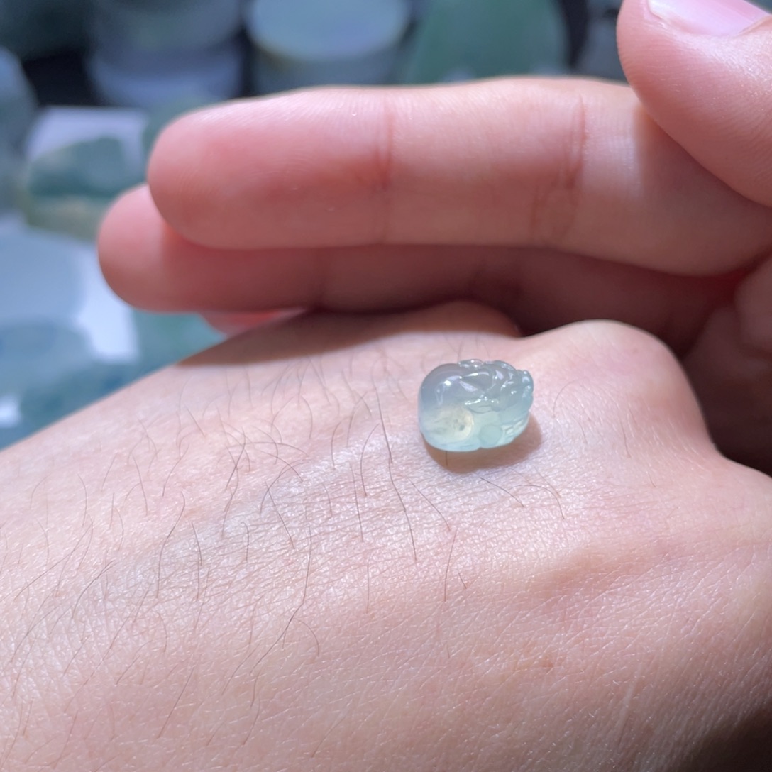 定制翡翠未镶嵌夕*翡翠