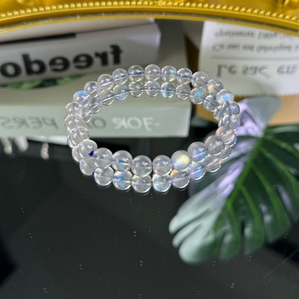 s63天然灰月光单圈手串多样发其一s63