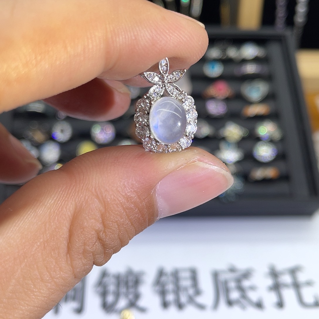 紫晶珠宝半成品未镶嵌