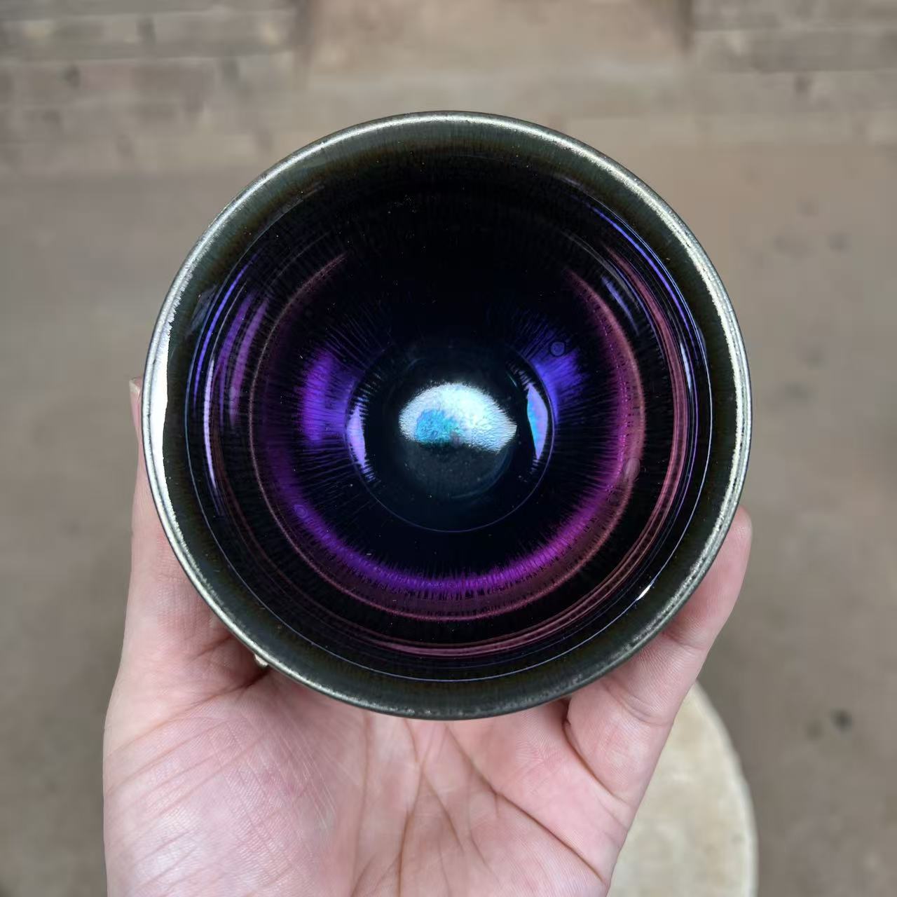 建盏主人杯【七彩隐毫】电烧专用茶具