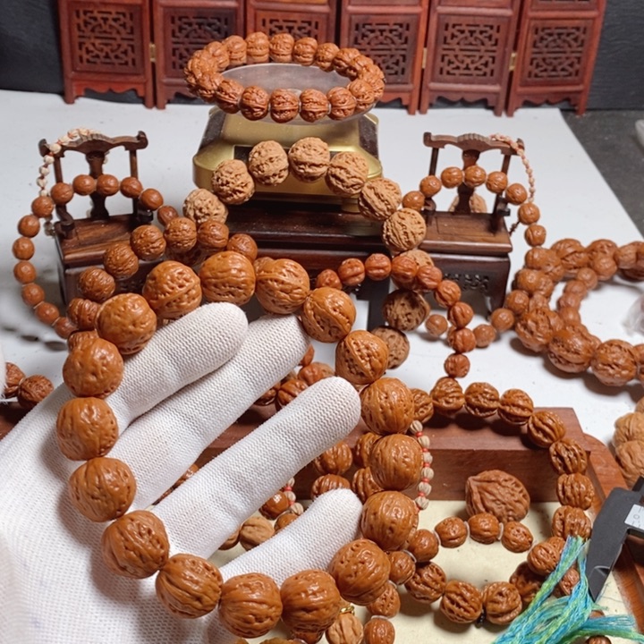 手串文玩核桃尺寸16
