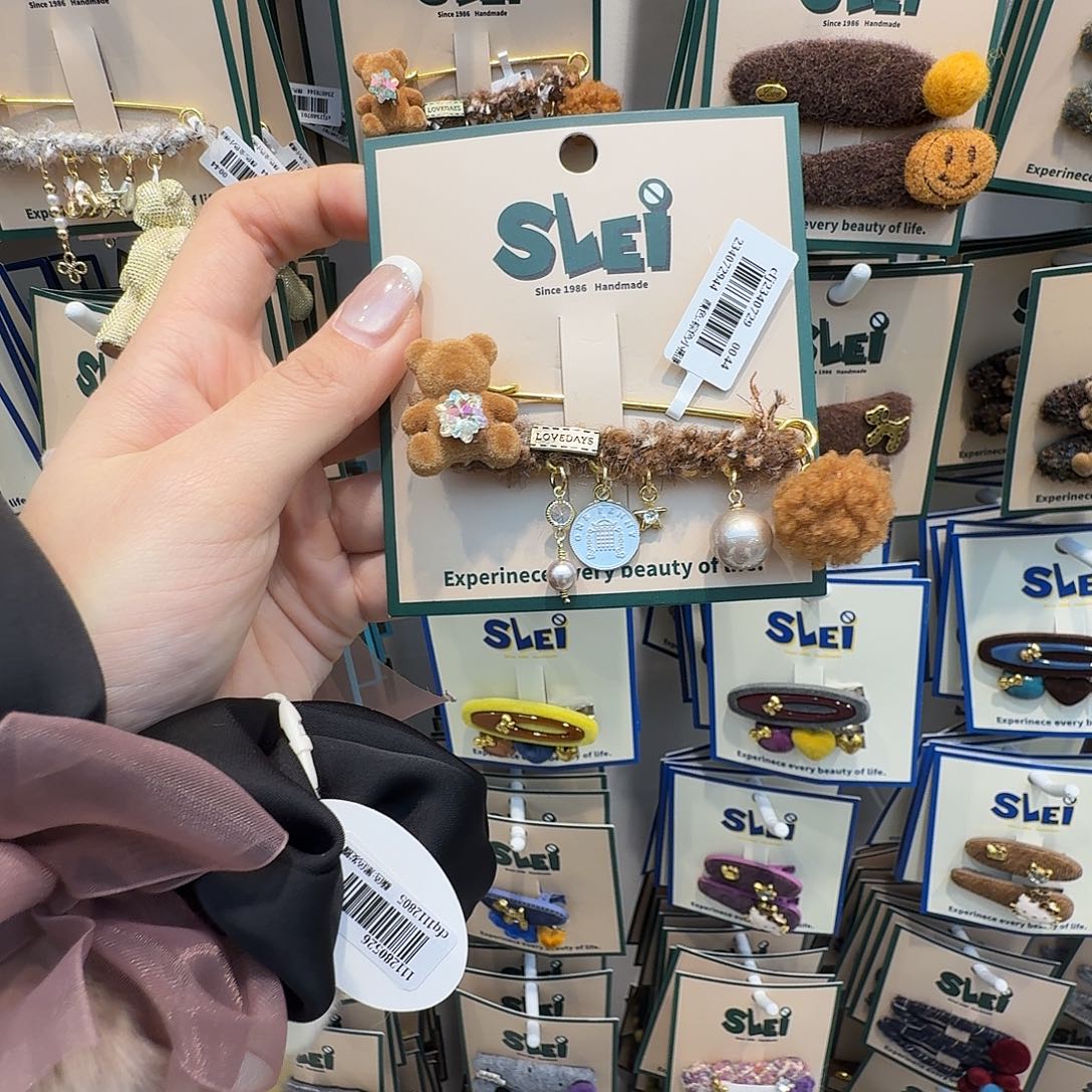 皮质非金属好看的夹子1002