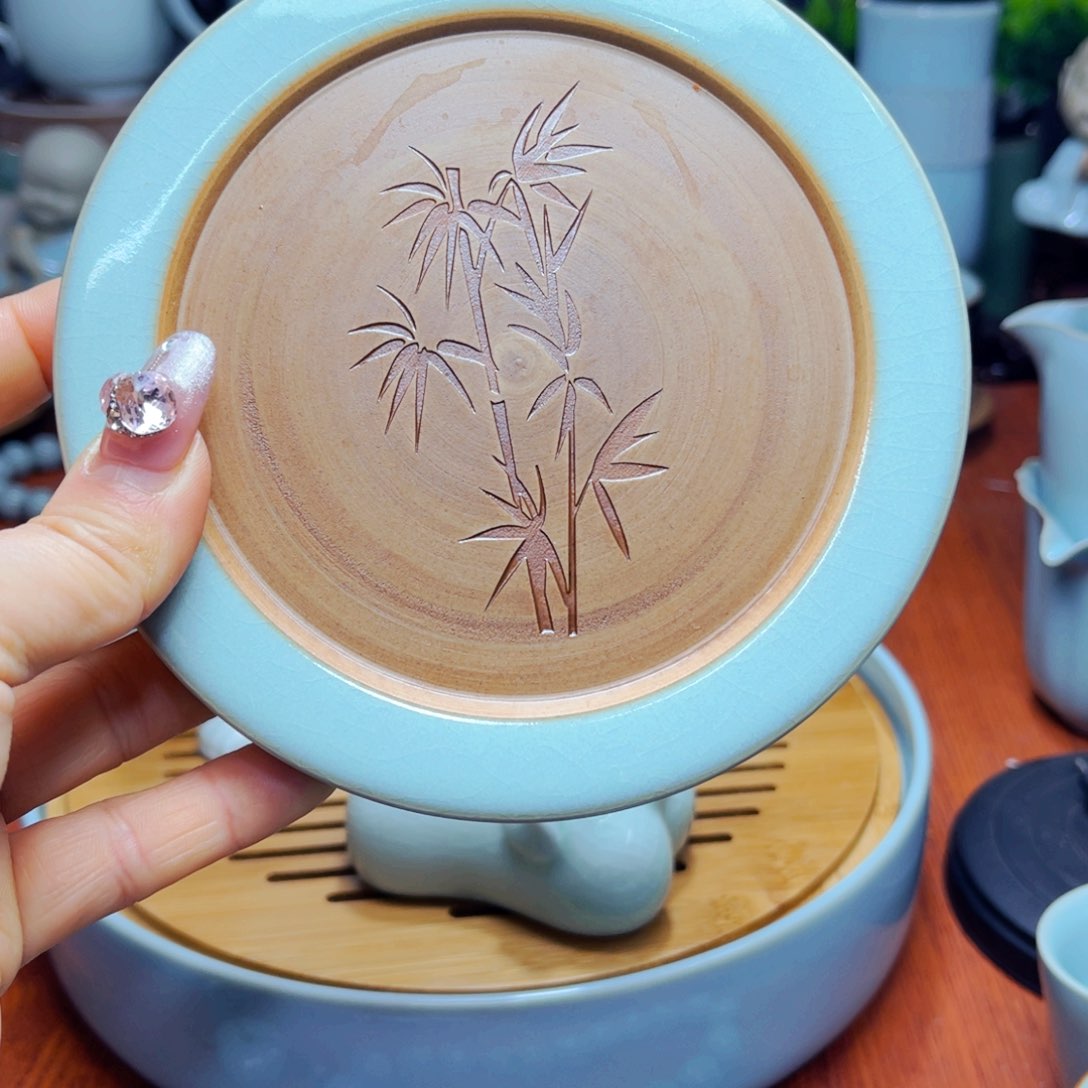 【闪购商品】汝州单壶单杯，摆件