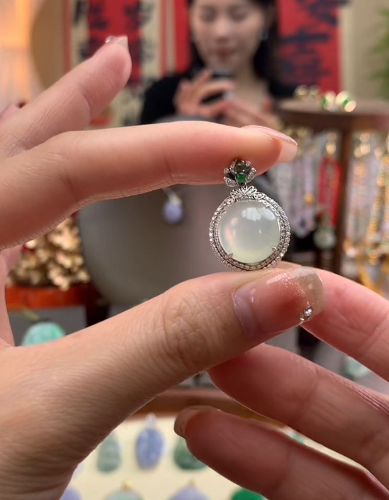 天然缅甸A货吊坠