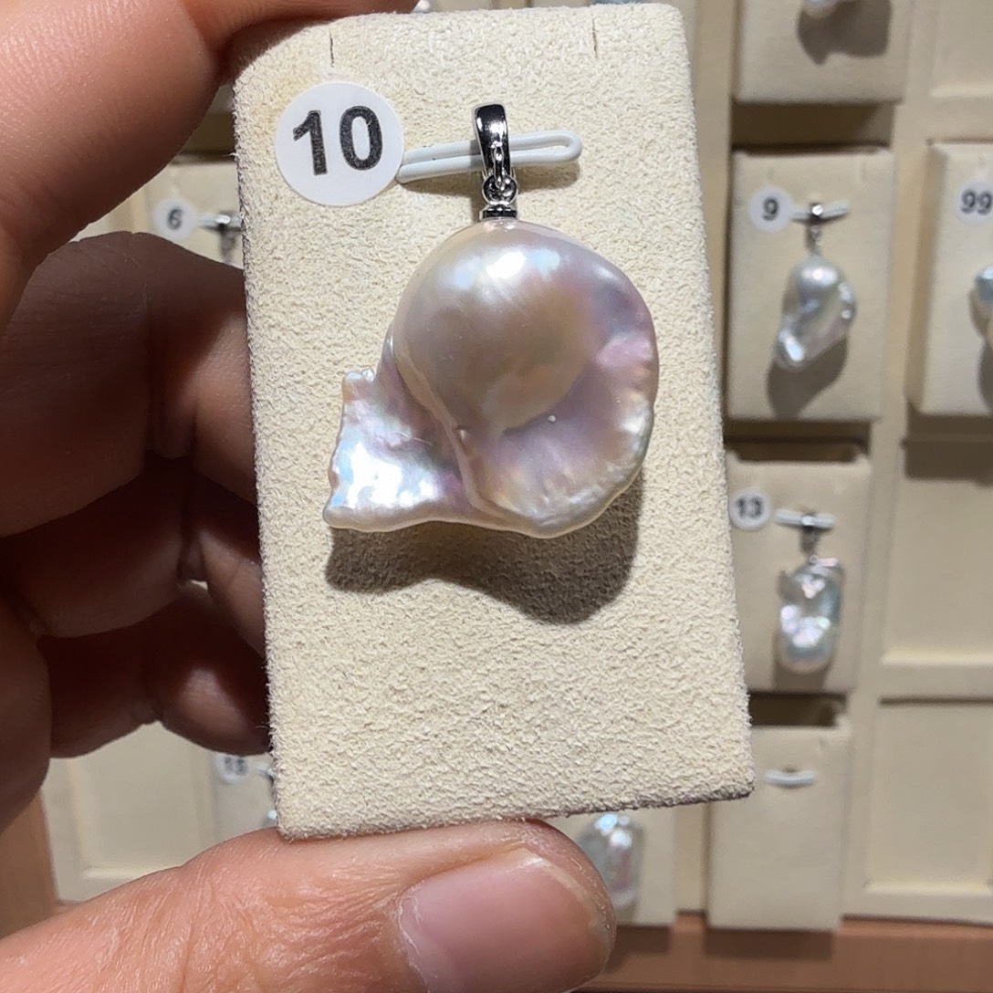 吊坠(不含链)合金淡水珍珠