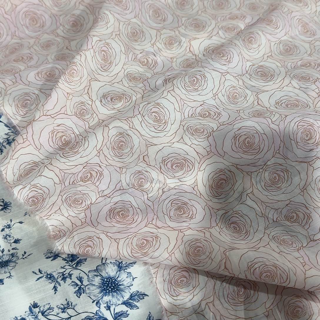 60支竹节棉布一米价1.5米宽地卷