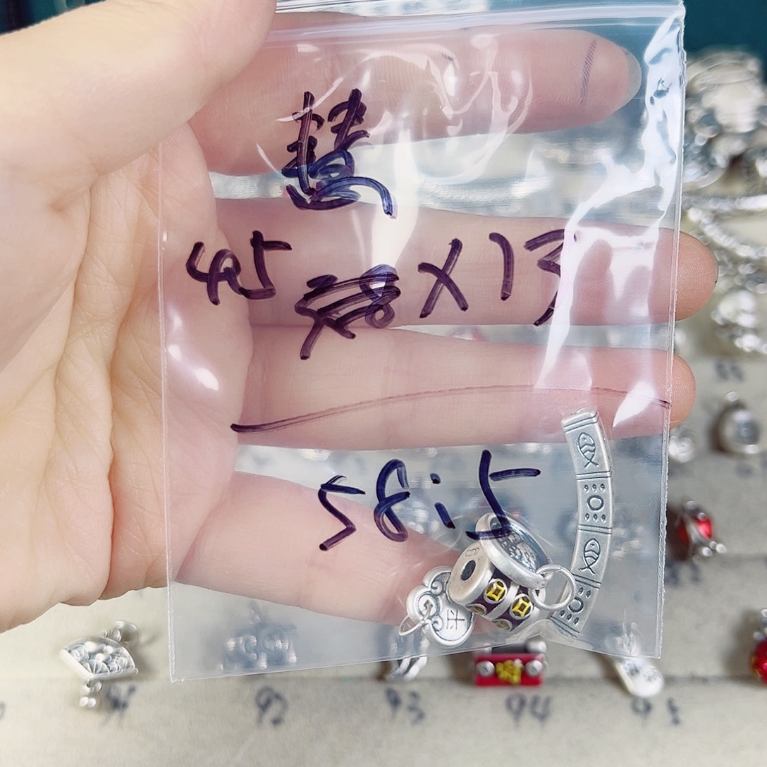 珐琅足银足银配件