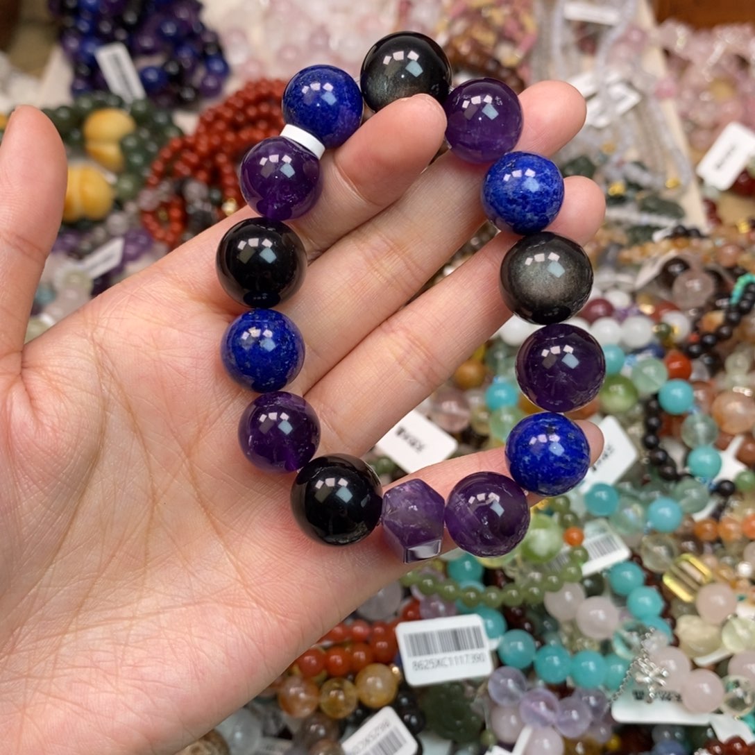 未镶嵌手链紫晶487