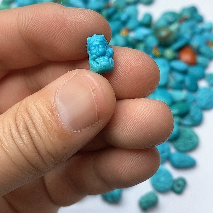 绿松石珠宝奇石未镶嵌