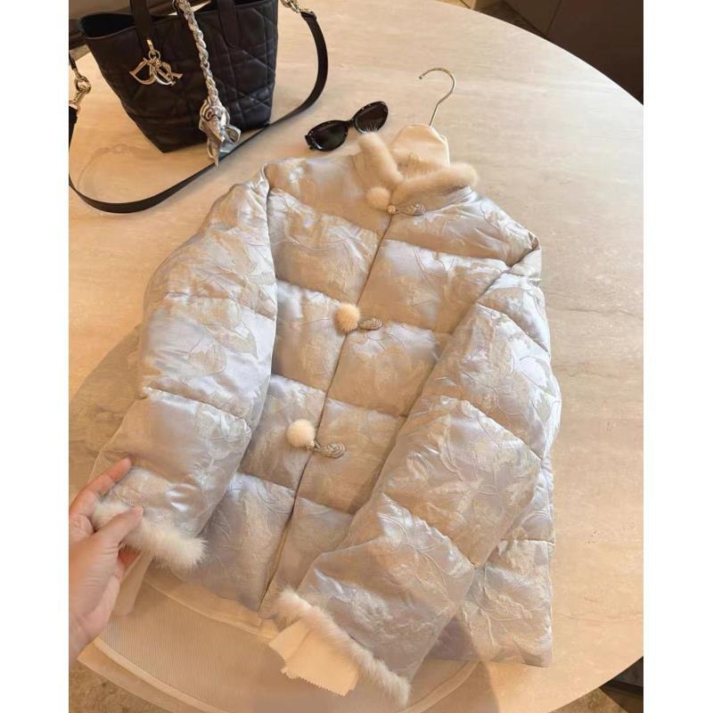 【棉服】江南雪--新中式国风设计师高定轻奢宽松休闲复古提花外套