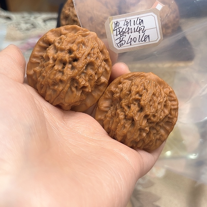 文玩核桃把件非嫁接马老四