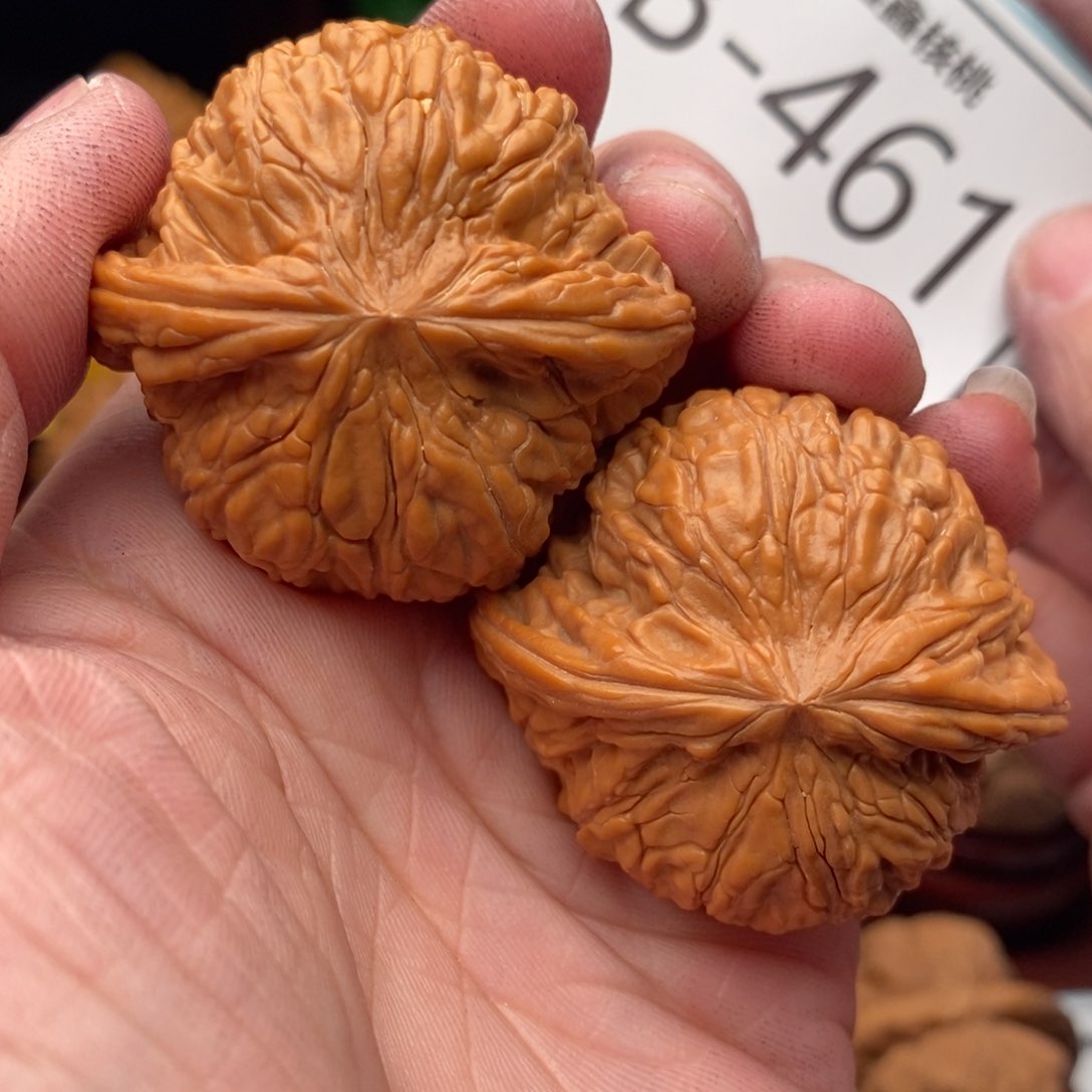 文玩核桃把件磨盘41