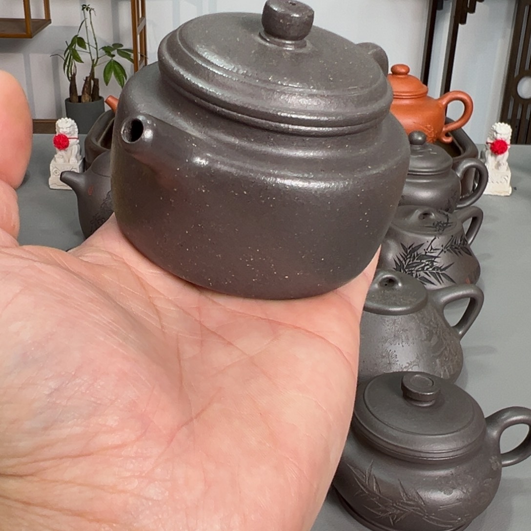 紫砂茶壶天青微瑕德中