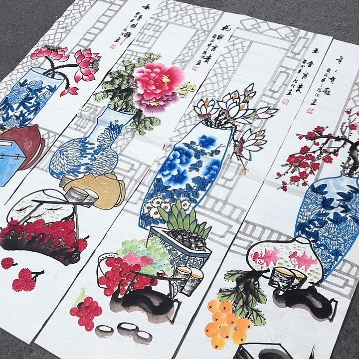 国画无毛和被绒毛或被