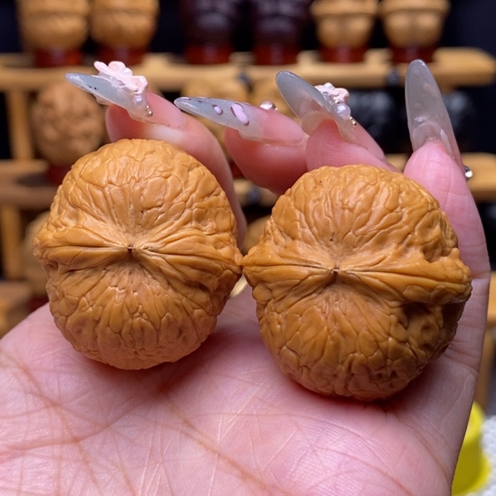 把件文玩核桃滚石28号34尺