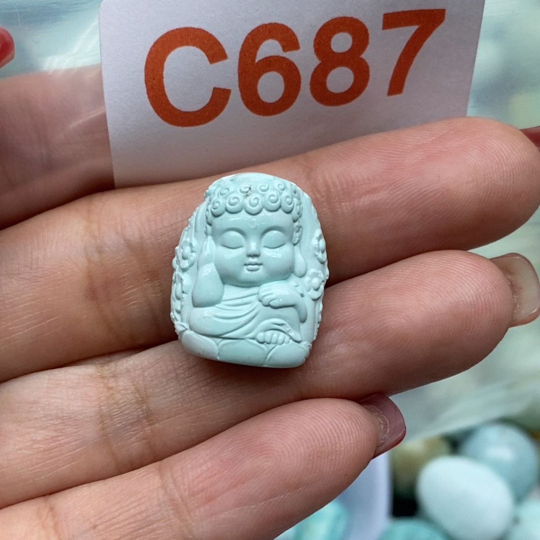 绿松石珠宝奇石未镶嵌