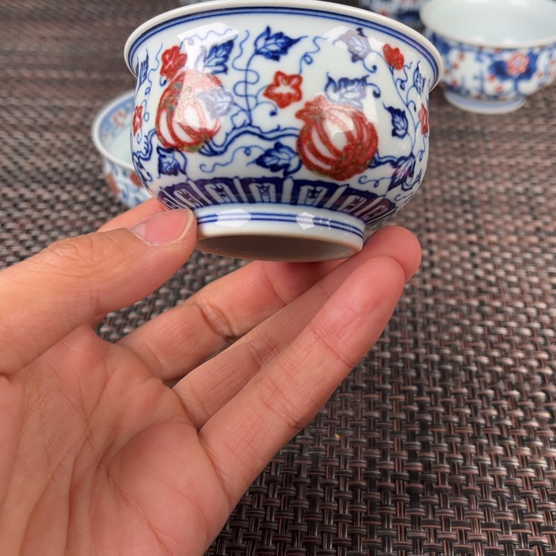 瓷片景德镇陶瓷杯子