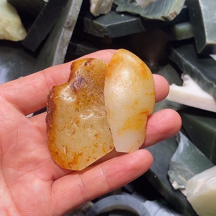 老***了和田玉（糖玉）未镶嵌珠宝半成品