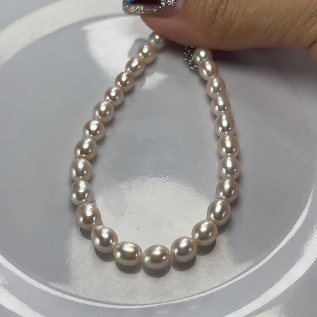 钛钢手绳淡水珍珠