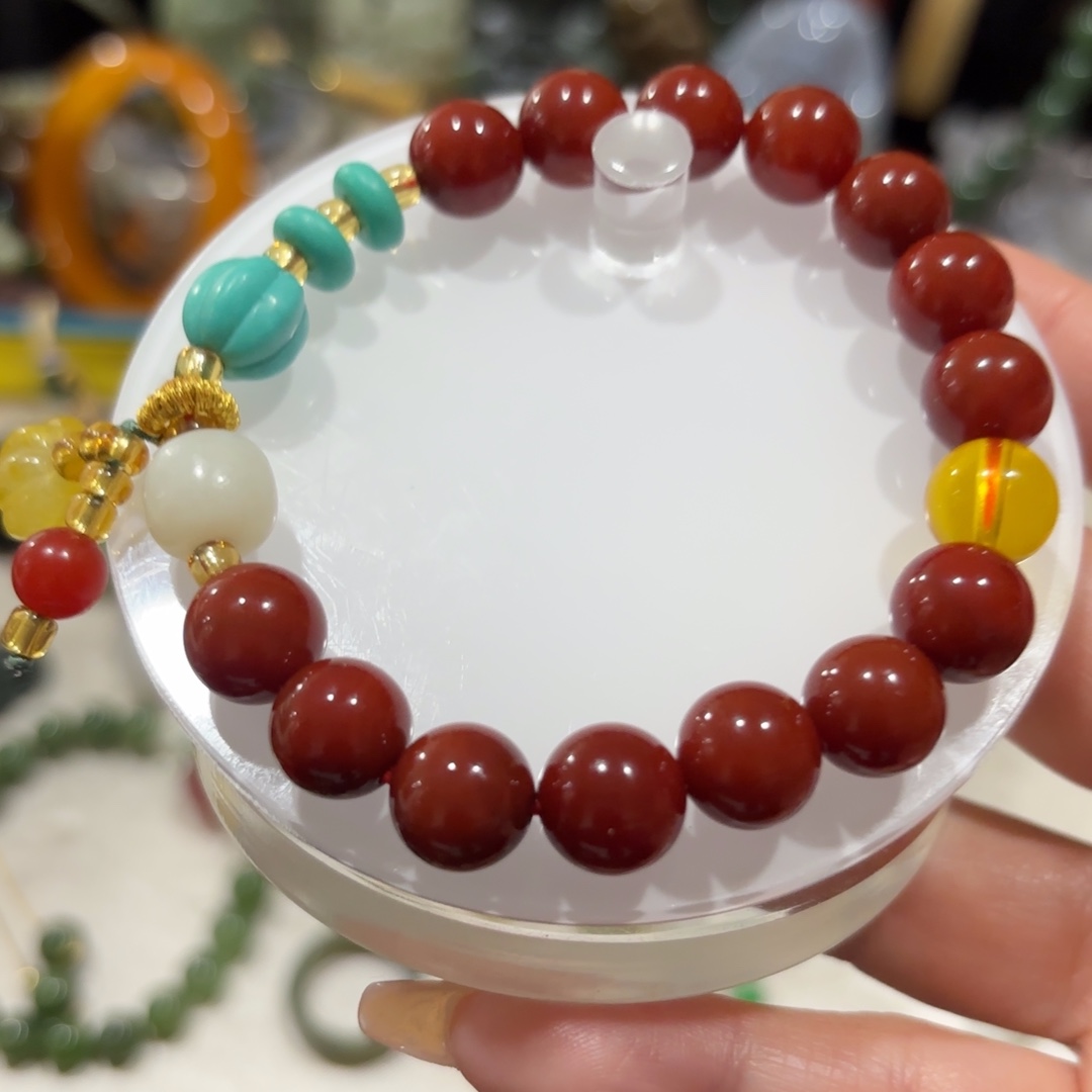 南红玛瑙未镶嵌颈饰248885