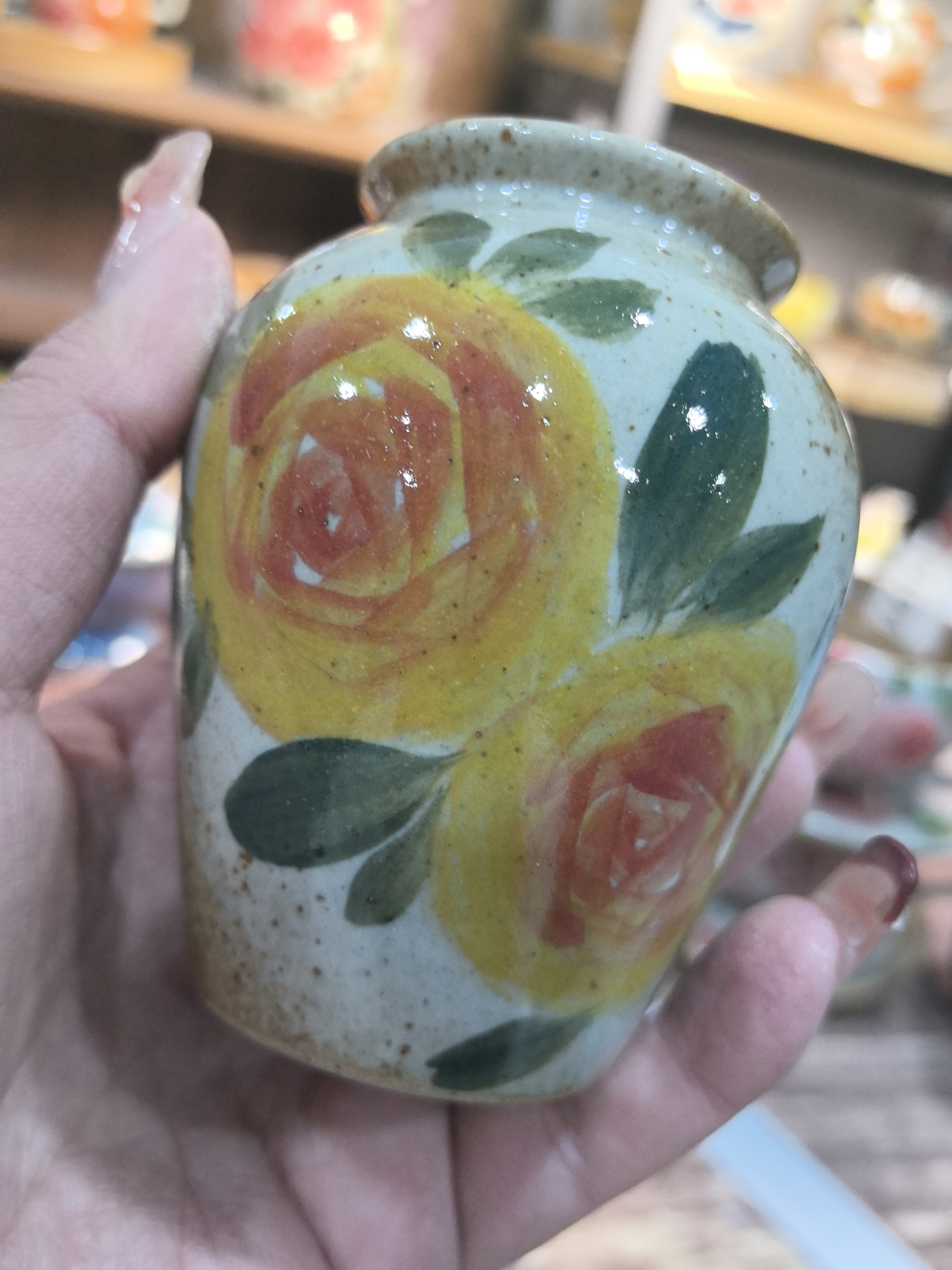 景德镇陶瓷手绘花瓶