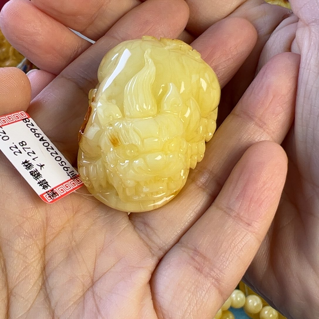 蜜蜡吊坠(不含链)未镶嵌