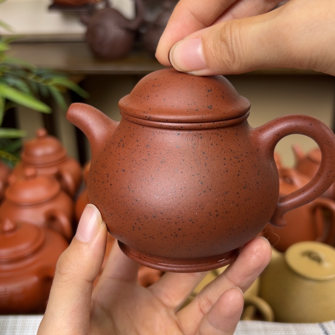 o***r紫砂茶壶紫砂壶潘壶大红泥180cc全