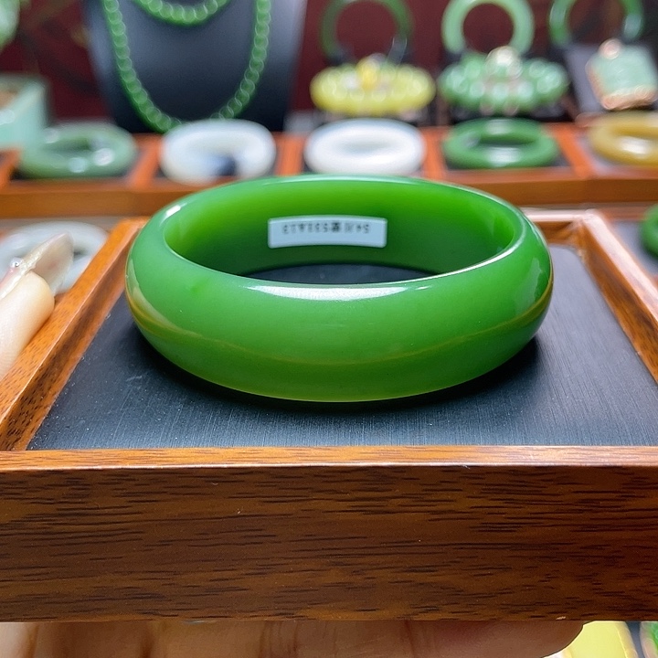 和田玉手镯54.4未镶嵌