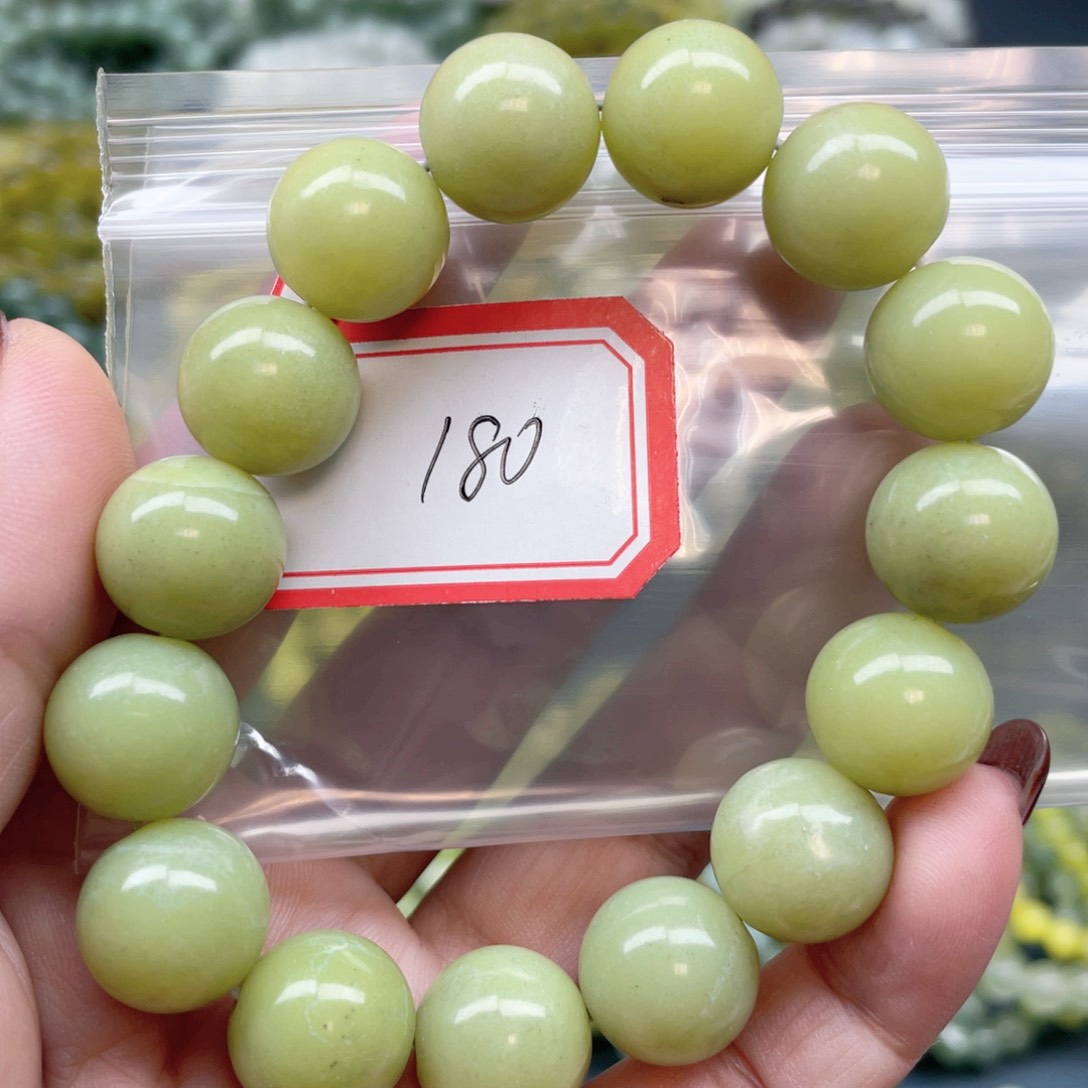 未镶嵌蛇纹石玉手串