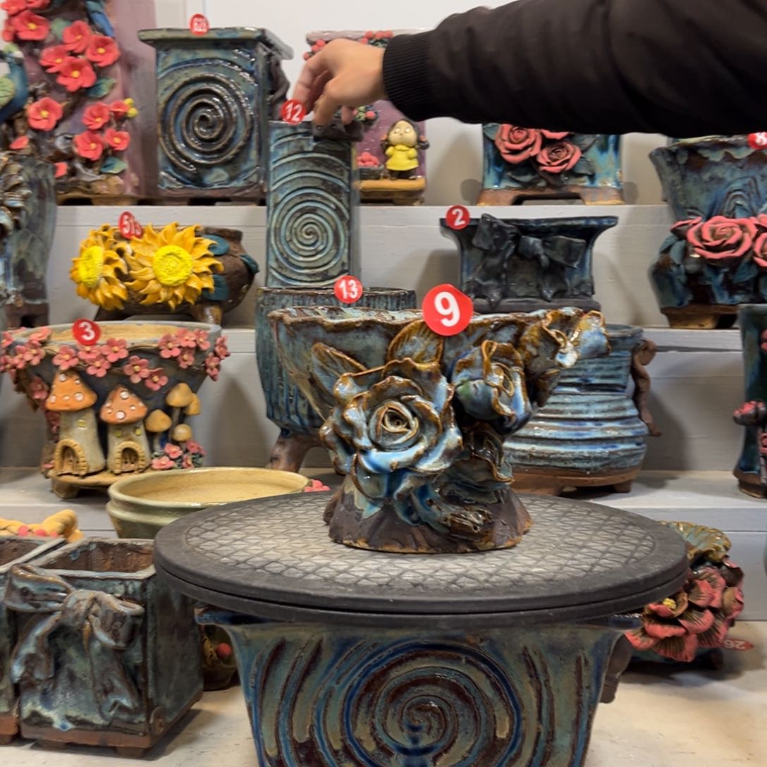 陶瓷9 号新年福利陶然花盆