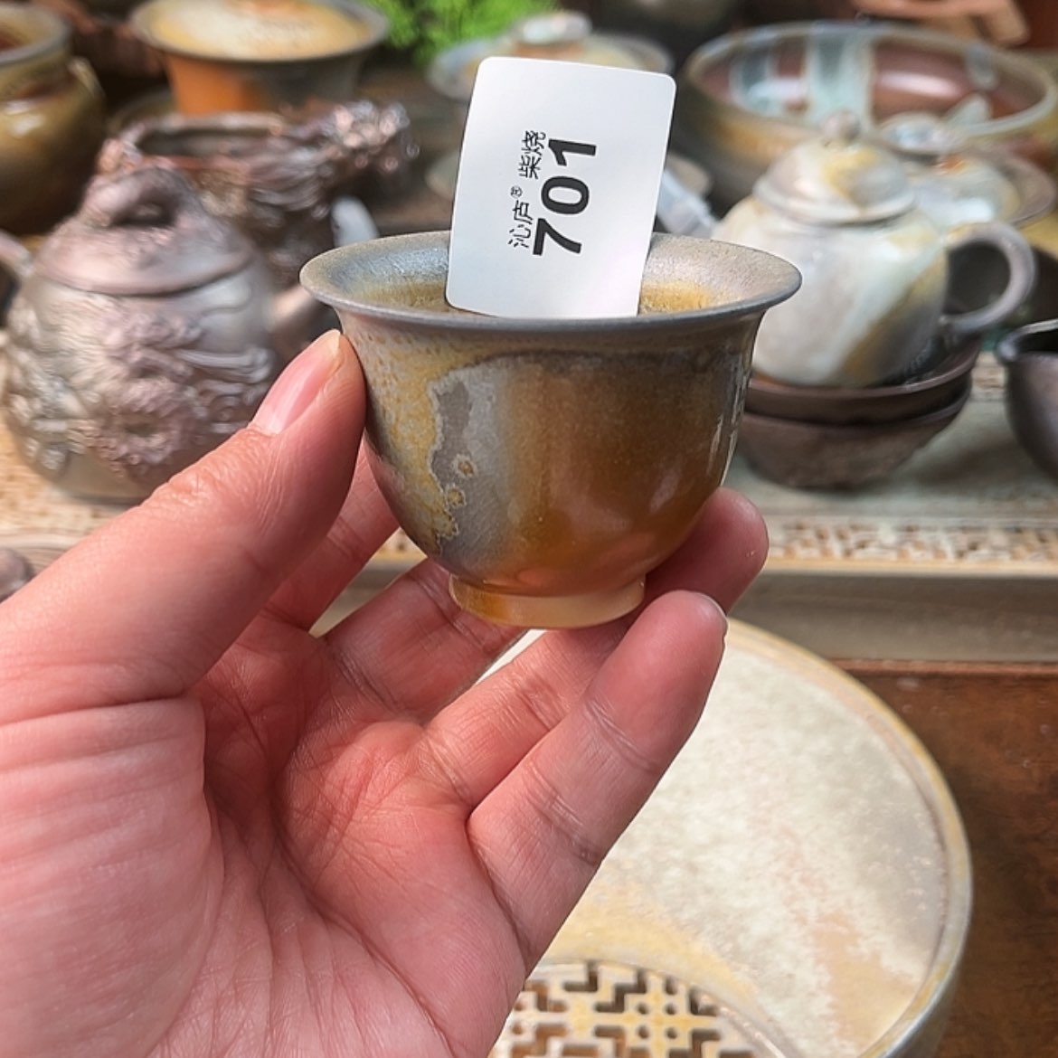 【闪购商品】沁庐柴窑古法柴烧手工茶具