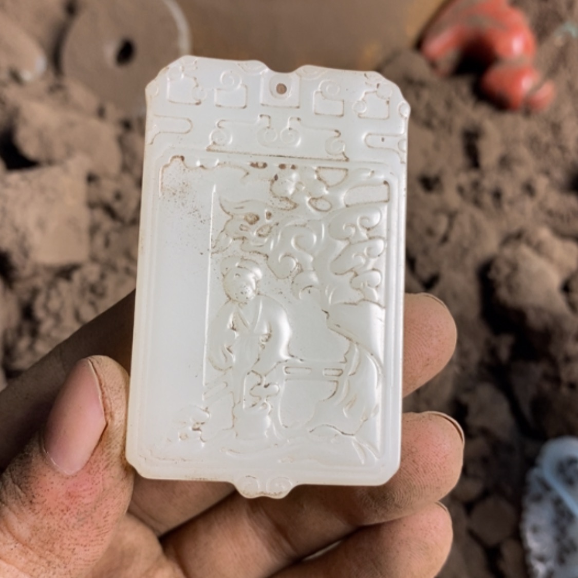 【闪购商品】白玉菩提吊坠浪**头