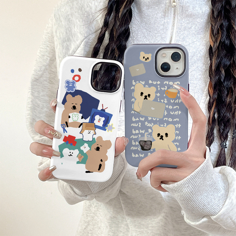 考拉日记小众高级感适用苹果17pro手机壳iphone16小米华为一加