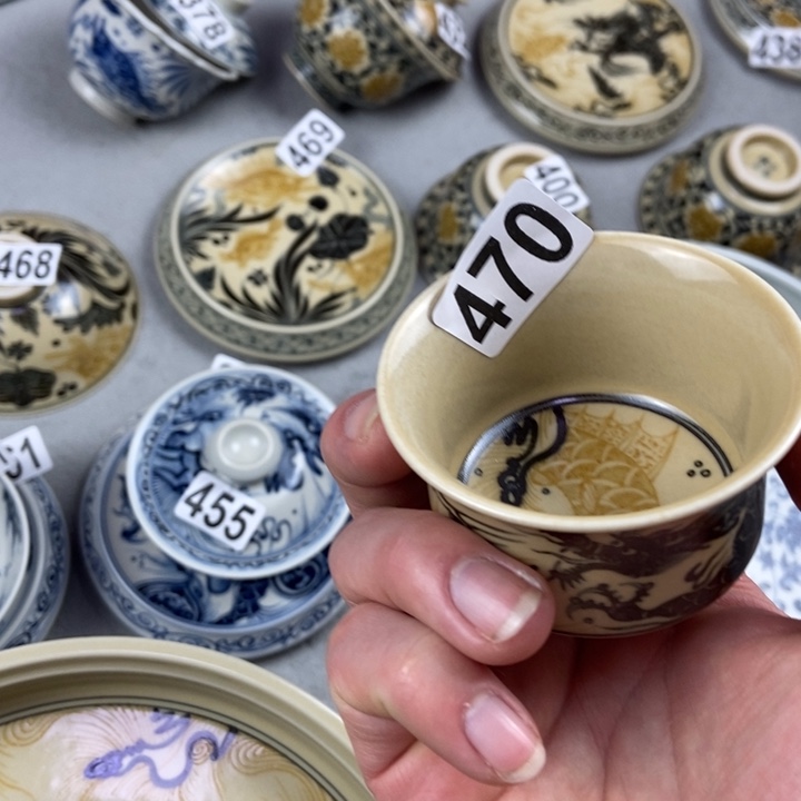 不***见瓷片手工手绘手工制作