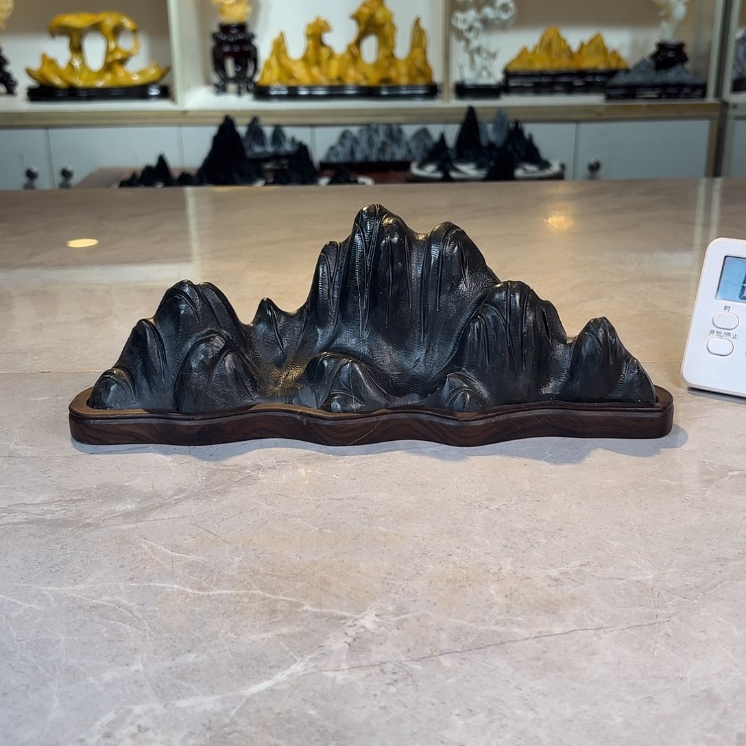 海***歌石材灵璧石手工雕刻奇石摆件