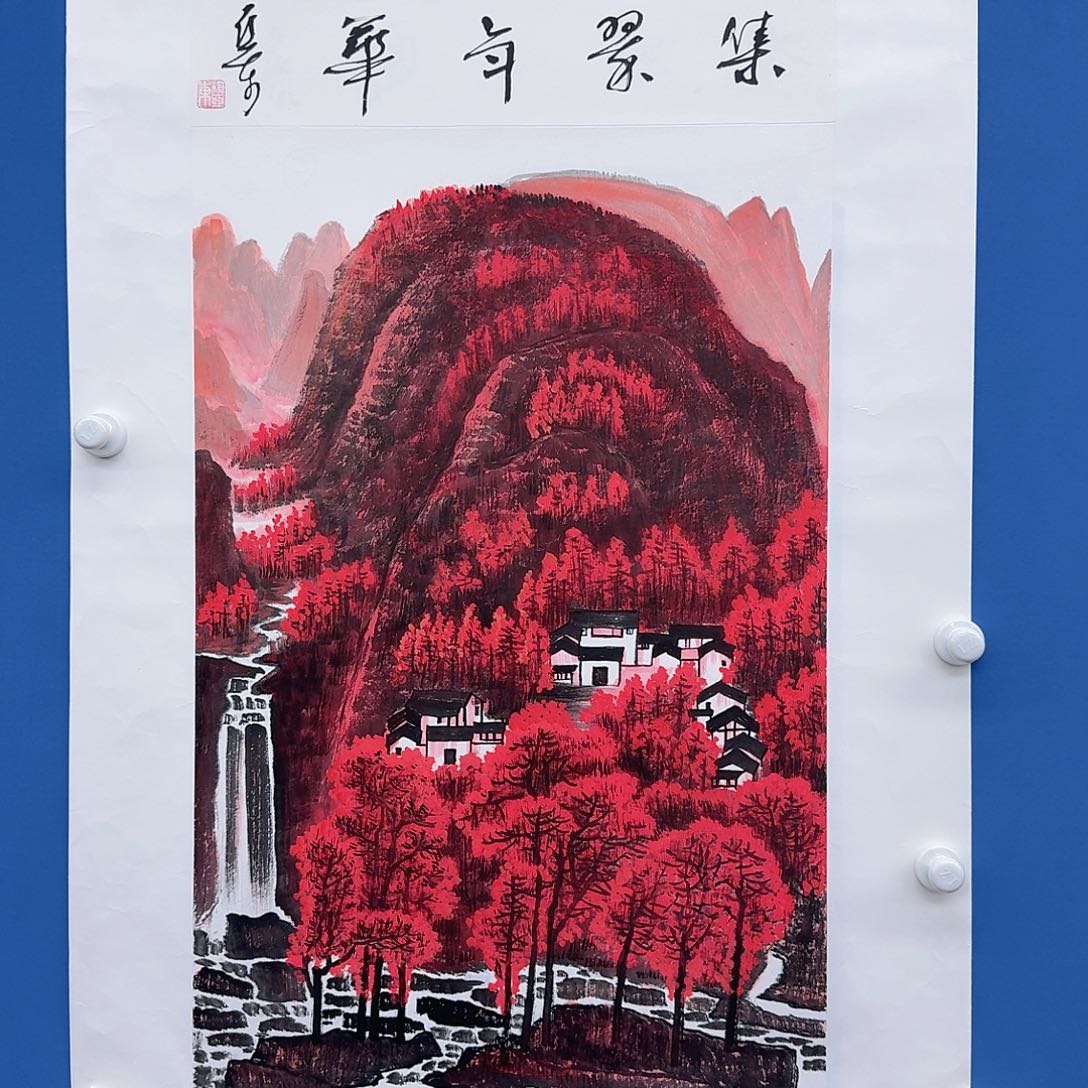 国画多次参加国内外大型