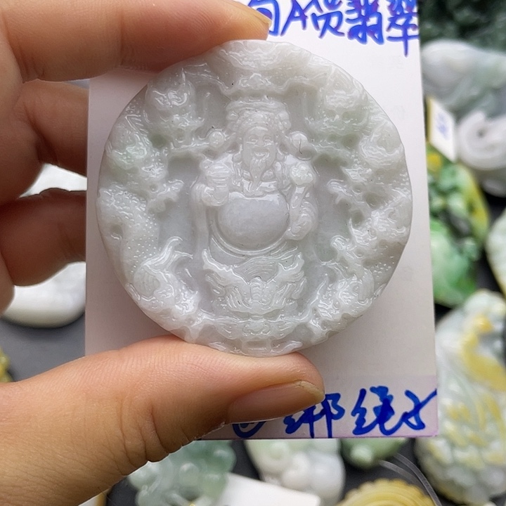 颈饰未镶嵌翡翠天然翡翠