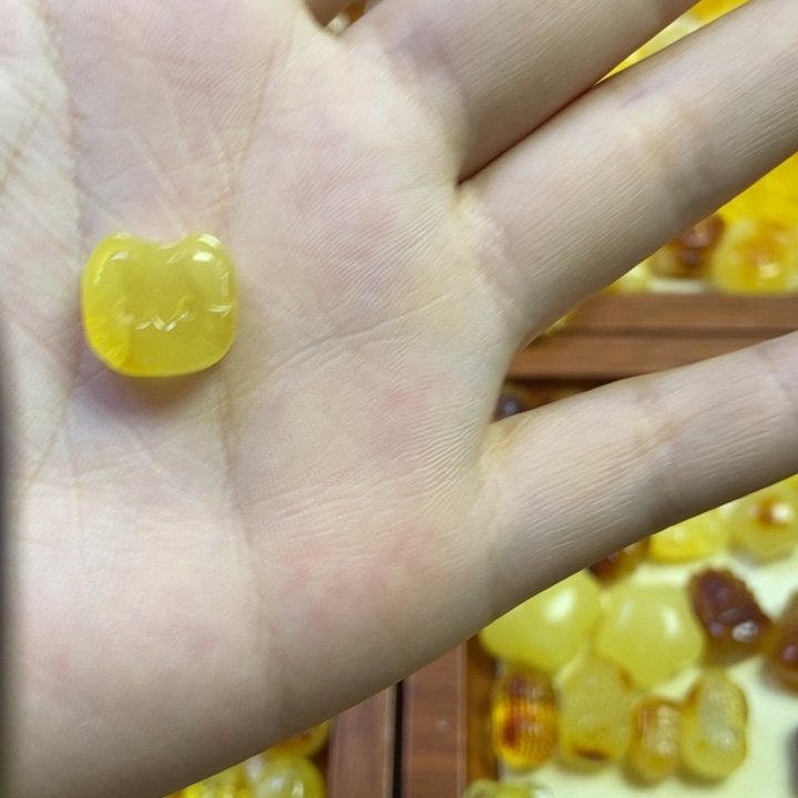 吊坠橄榄核小猫头