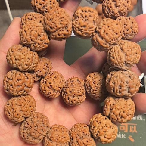 金刚菩提手串五星蜂王大金刚手串，23左右尺寸，原皮原色
