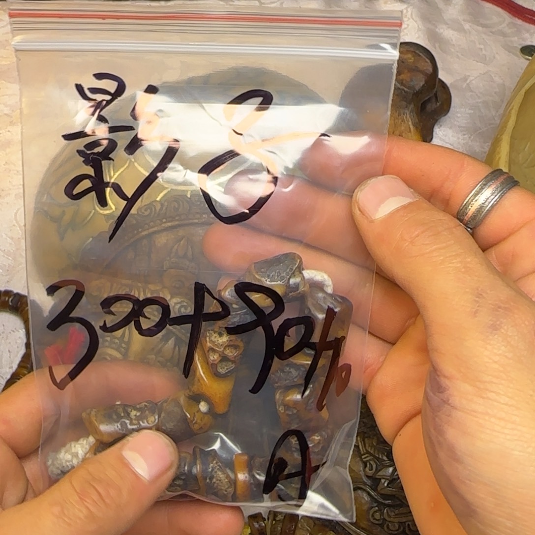 影***子香榧木藏地金刚菩提念珠