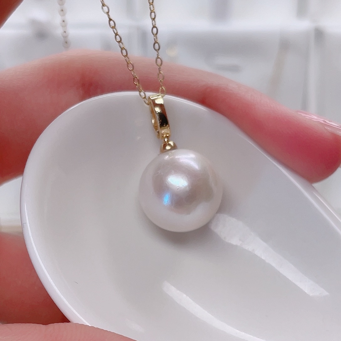 淡水珍珠未镶嵌吊坠(赠链)