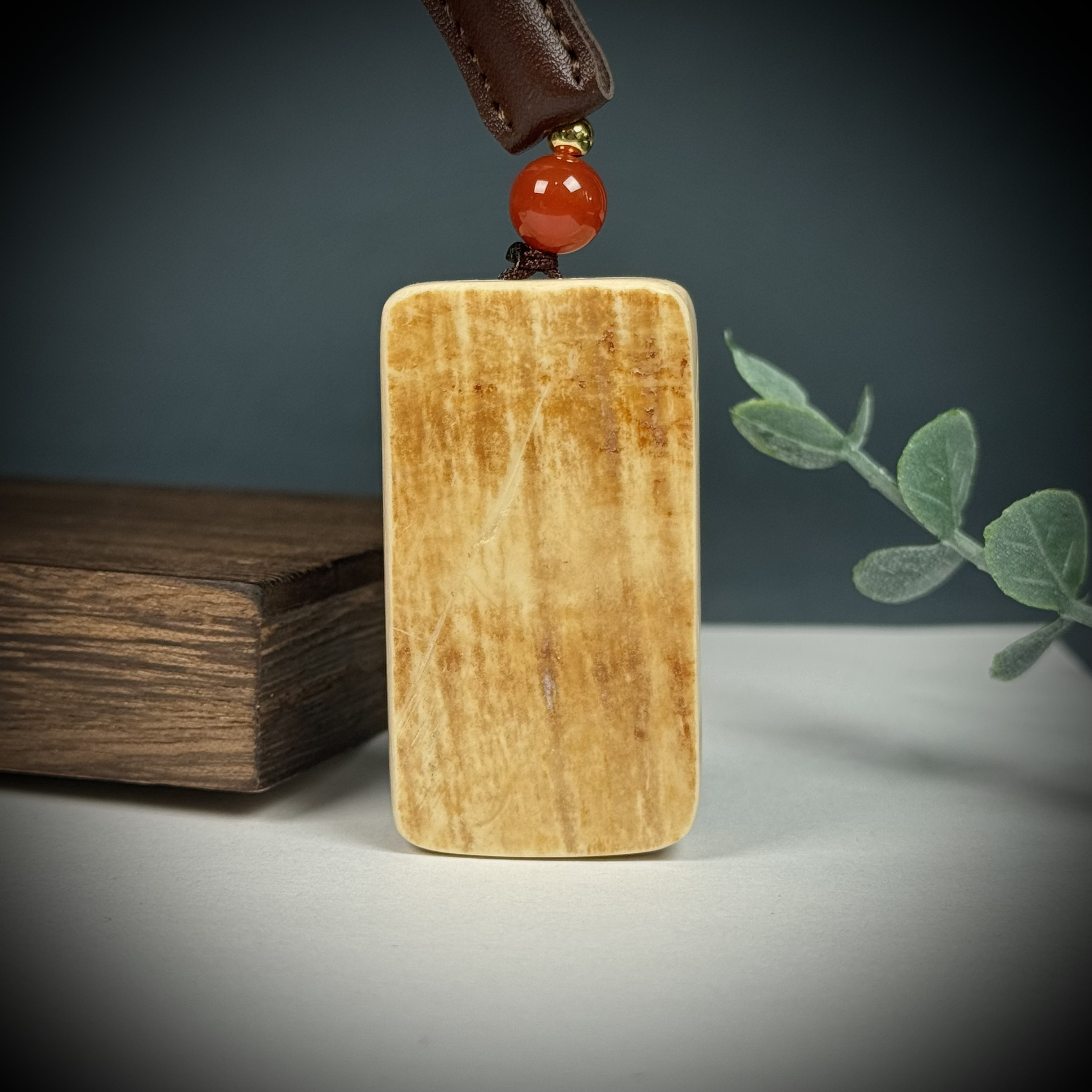 E70-90天然猛犸牙 黄金皮肥皂27*48.8*18mm支持复检假一罚十